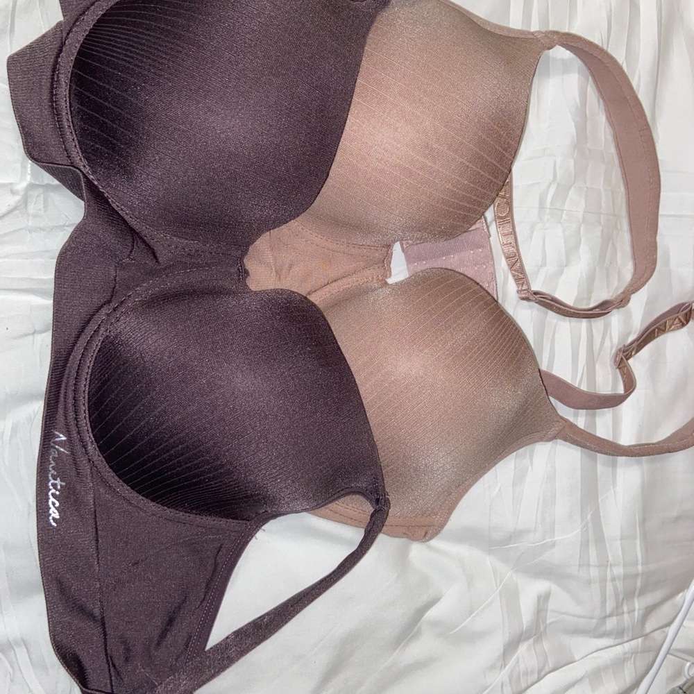 Women's Intimates Set - Dark Purple and Tan